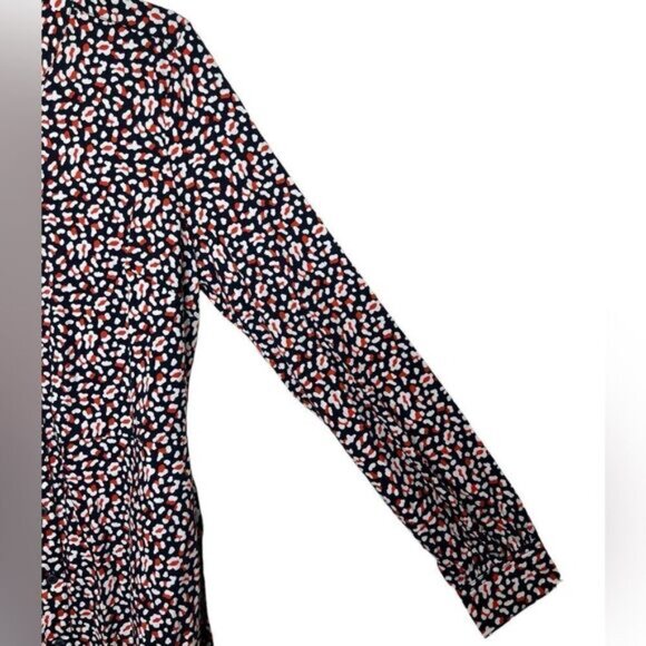 Boden Navy Blue/Red Multi Julia Animal Print Jersey Shirt Dress Size 10 - Picture 7 of 11